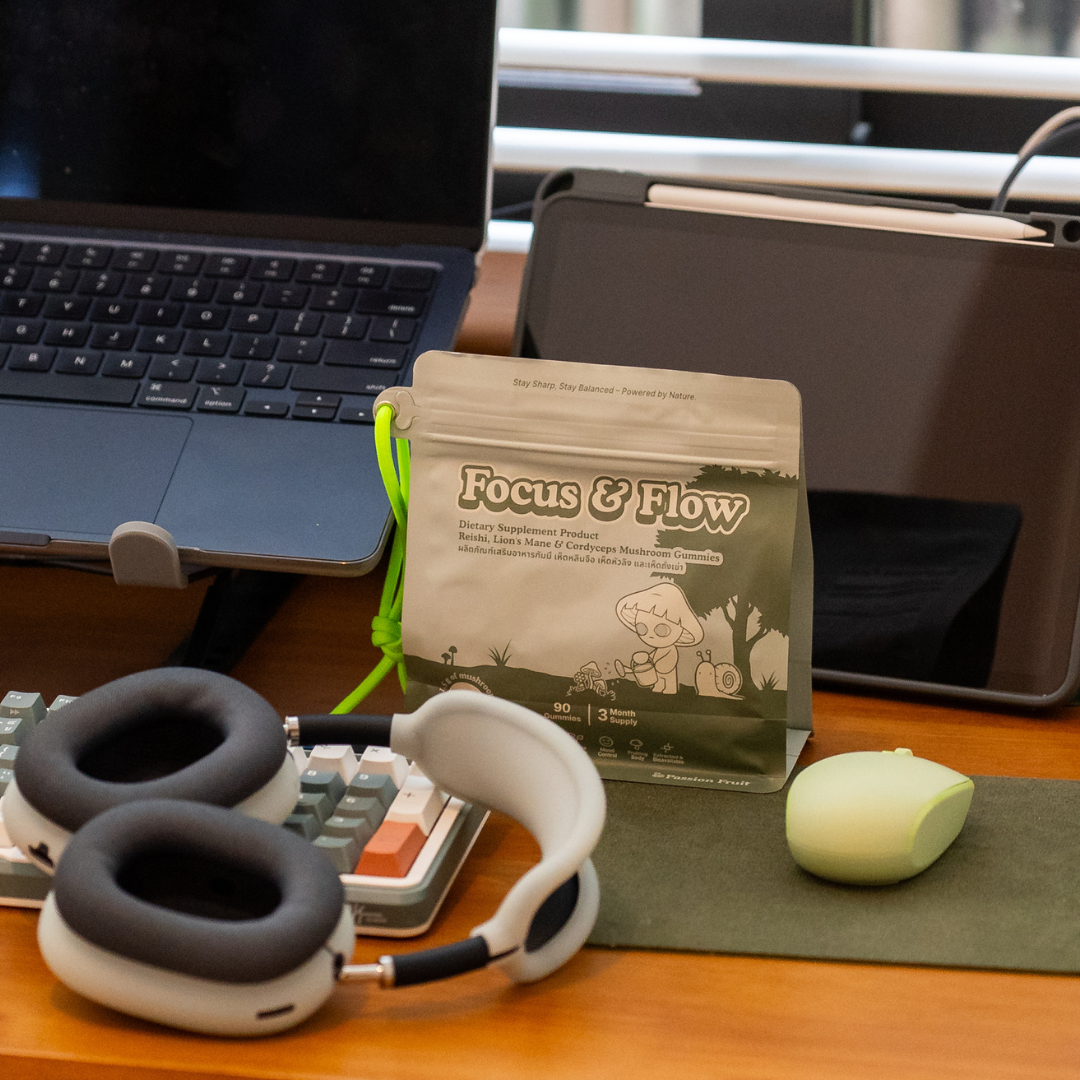 Focus & Flow: Mushroom Gummies