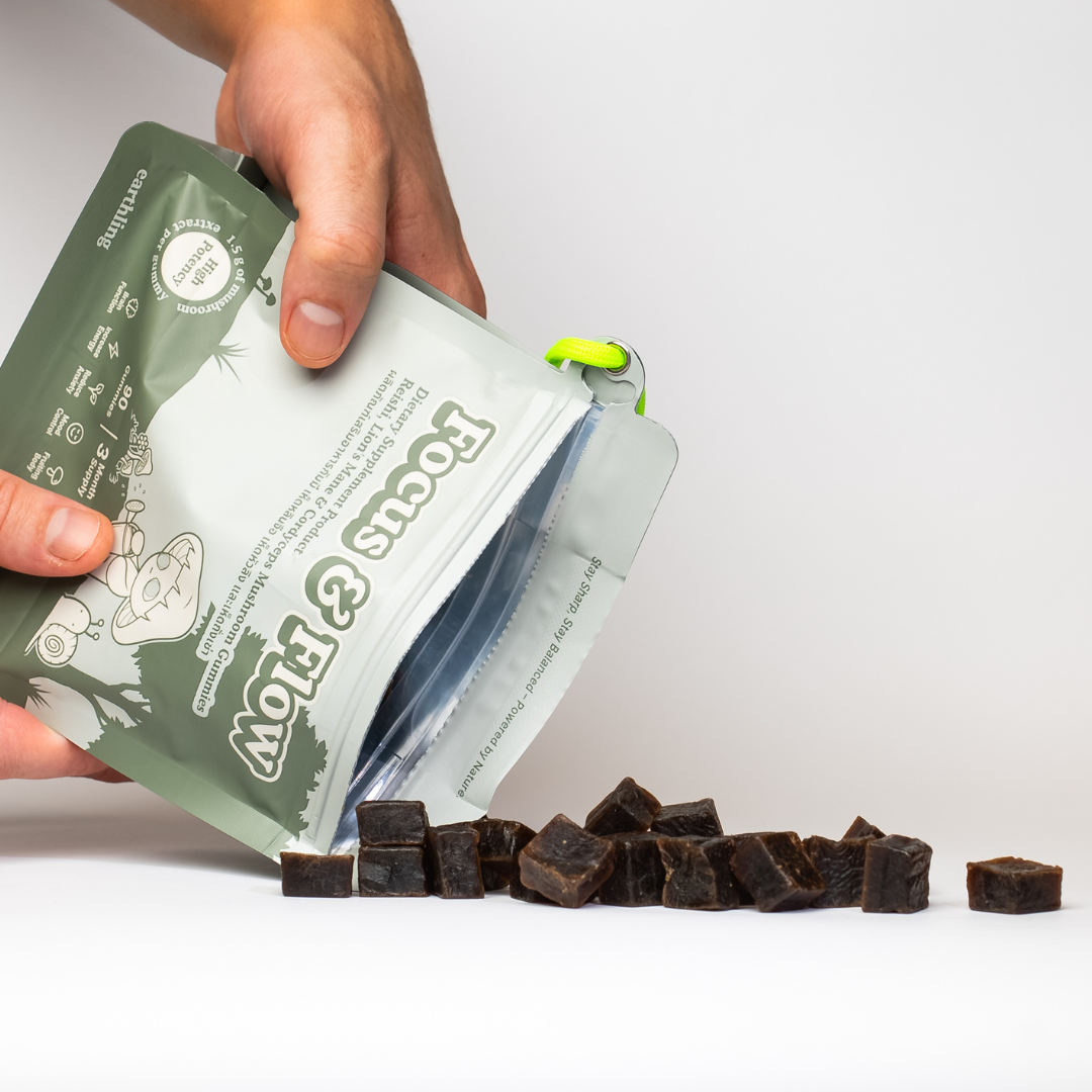 Focus & Flow: Mushroom Gummies