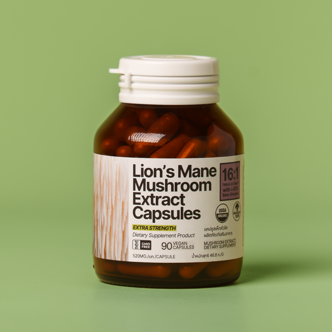 Lion's Mane 16:1 Triple Extract Capsules