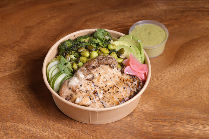 Lion&rsquo;s Mane Green Goddess bowl